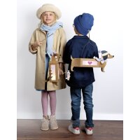 folia Laternen-Bastelset AUTUMN FRIENDS, natur