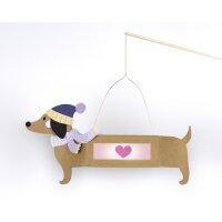 folia Laternen-Bastelset AUTUMN FRIENDS, natur