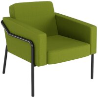 PAPERFLOW Fauteuil visiteur dextérieur MEDSO KLASSIK L bleu