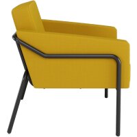 PAPERFLOW Fauteuil visiteur dextérieur MEDSO KLASSIK L bleu