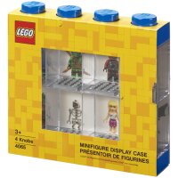 LEGO Minifiguren-Schaukasten DISPLAY CASE 8, blau