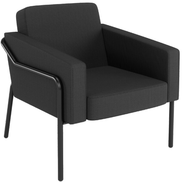 PAPERFLOW Fauteuil visiteur dextérieur MEDSO KLASSIK L vert