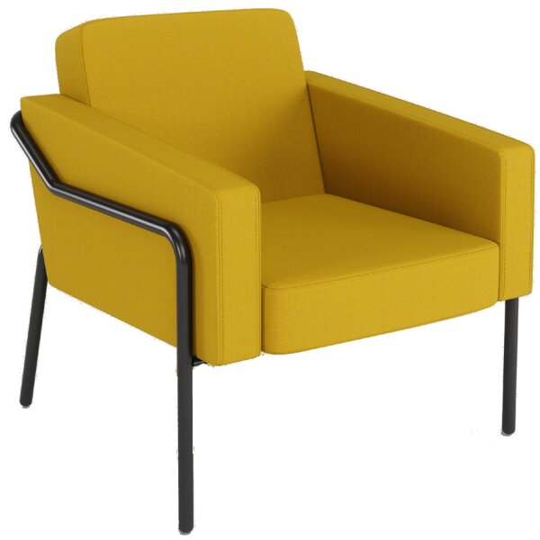 PAPERFLOW Fauteuil visiteur dextérieur MEDSO KLASSIK L vert