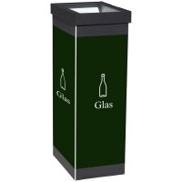 PAPERFLOW Wertstoffsammelbox für Glas, weiss, 60 Liter