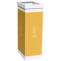 PAPERFLOW Wertstoffsammelbox für Leichtverpackungen, schwarz