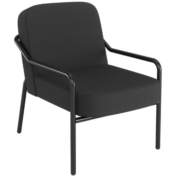 PAPERFLOW Fauteuil visiteur dextérieur MEDSO RUND M, gris