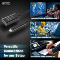 DIGITUS Câble de rallonge actif USB 3.2 Gen2, 5 m