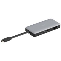 DIGITUS Station daccueil de voyage, USB-C, 7 ports