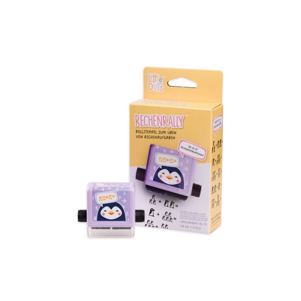 LITTLE DOTS Rallye calcul tampon rouleau 160ROLLSTEMP Plus calculer, Symboles