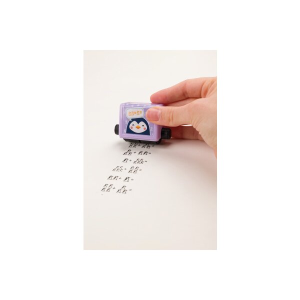 LITTLE DOTS Rallye calcul tampon rouleau 160ROLLSTEMP Plus calculer, Symboles