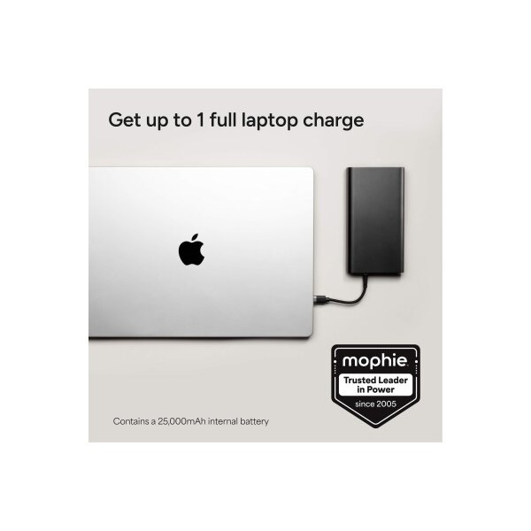 MOPHIE Powerstation Ultra 25000mAh 401114332 140W, Black