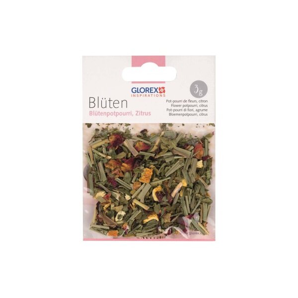 GLOREX Pot-pourri agrumes 3g 61601103 jaune