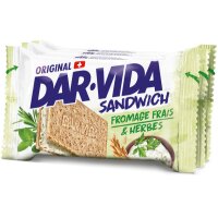 DAR-VIDA Sandwich Fromage frais&Herbes 5362000 65g, 3...