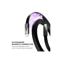 STATIK MagStack Slim Pro Cable PUP-0495-6FT-CC-BLK USB-C...