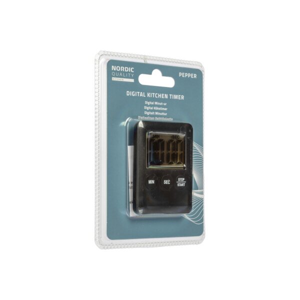 NORDIC Q Pepper Kitchen Timer 352426 Digital