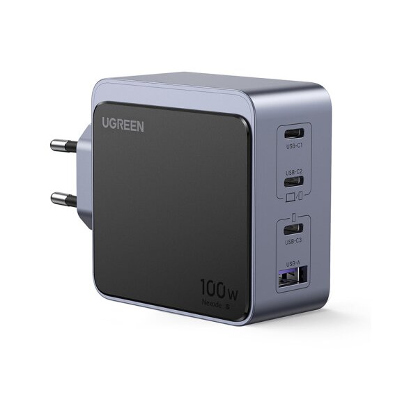 UGREEN USB-C Wallcharger Nexode S 35043 100W,4-Port,GaN,FastCharg.