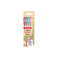 UNI-BALL Gelroller Signo Sparkling 1mm UM-120SP 5P 5 Farben