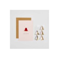 RICO DESIGN Wabenballsticker 300472 I love Christmas 6 Stück