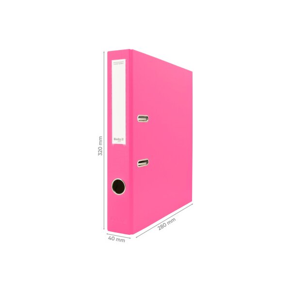BIELLA Bundesordner 4cm 10341440U rosa A4