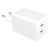 MOPHIE Essentials Power Adapter 409911854 Dual USB-C-50W, PD, White