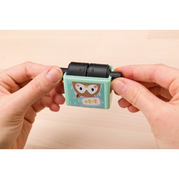 LITTLE DOTS Rallye calcul tampon rouleau 160ROLLSTEMP Fois calculer, Chiffres