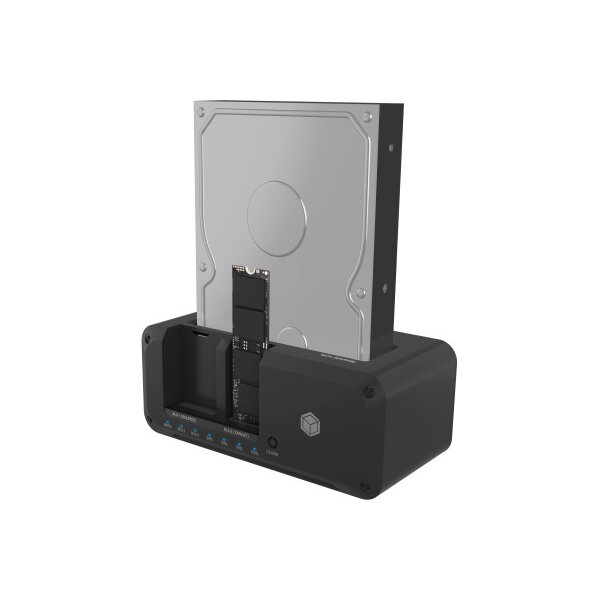 ICY BOX Docking- & Clonestation for IB-2924MSCL-C31 2.5,3.5in SATA & 2x M.2 NVMe