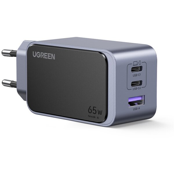 UGREEN USB-C Wallcharger Nexode S 35042 65W,3-Port,GaN,FastCharger