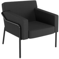 PAPERFLOW Fauteuil visiteur dextérieur MEDSO T L, gris