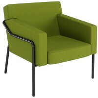 PAPERFLOW Fauteuil visiteur dextérieur MEDSO T L, gris