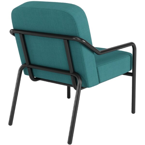 PAPERFLOW Fauteuil visiteur MEDSO RUND M, tissu, bleu