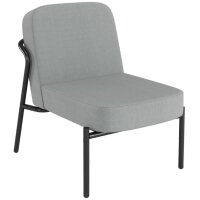 PAPERFLOW Fauteuil visiteur MEDSO RUND S, tissu, gris