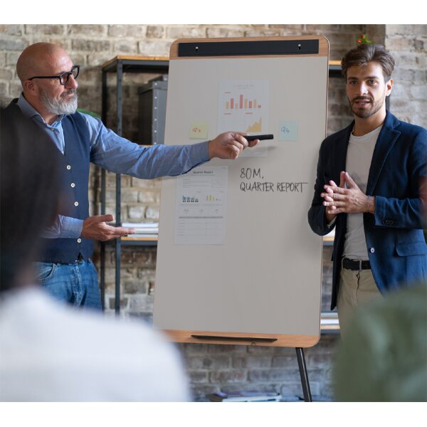 Bi-Office Chevalet de conférence mobile Ace