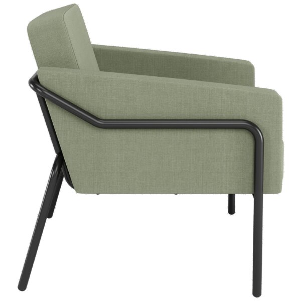 PAPERFLOW Fauteuil visiteur MEDSO KLASSIK L tissu anthracite