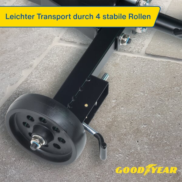 GOODYEAR Support de rangement mobile pour 4 pneus/roues