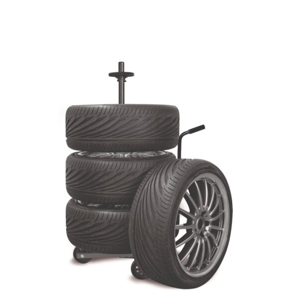 GOODYEAR Support de rangement mobile pour 4 pneus/roues