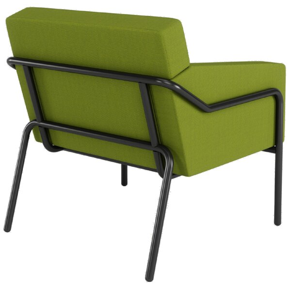 PAPERFLOW Fauteuil visiteur dextérieur MEDSO T L, jaune