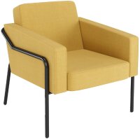 PAPERFLOW Fauteuil visiteur MEDSO KLASSIK L, tissu, gris