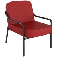 PAPERFLOW Fauteuil visiteur MEDSO RUND M, simili-cuir,...