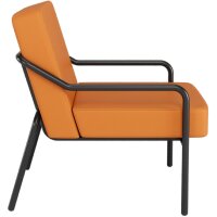 PAPERFLOW Fauteuil visiteur MEDSO KLASSIK M simili-cuir gris