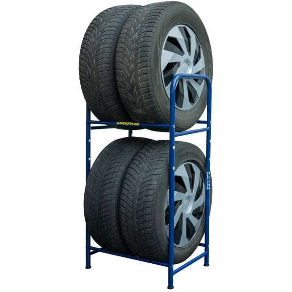 GOODYEAR Rayonnage pour pneus de voiture, pour 4 pneus, bleu