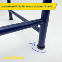 GOODYEAR Rayonnage pour pneus de voiture, pour 4 pneus, bleu