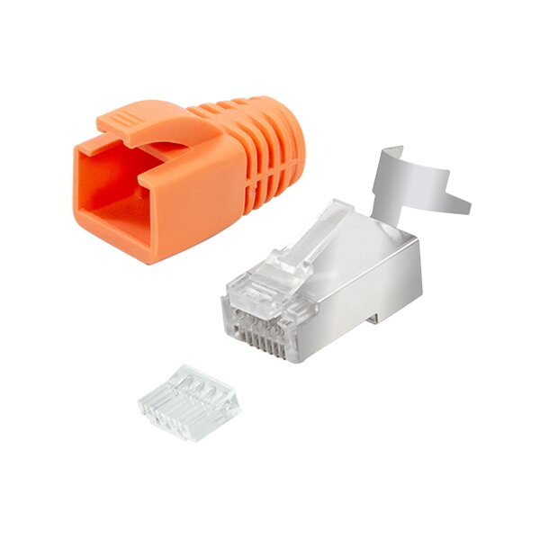 LogiLink Jeu de connecteurs modulaires RJ45, cat. 6A & 7
