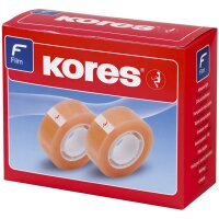 Kores Klebefilm Standard, 12 mm x 33 m, transparent