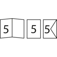 folia Kit de cartes pliantes, 105 x 150 mm, beige clair