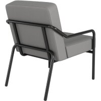 PAPERFLOW Fauteuil visiteur MEDSO KLASSIK M simili-cuir noir