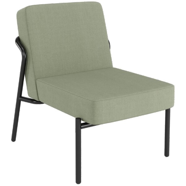 PAPERFLOW Fauteuil visiteur MEDSO KLASSIK S, tissu, vert