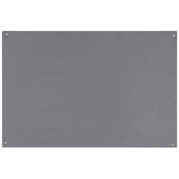 Bi-Office Tableau en feutre sans cadre, 1.200 x 900 mm, gris
