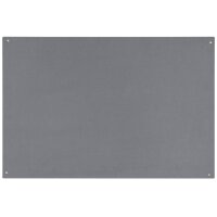 Bi-Office Tableau en feutre sans cadre, 1.200 x 900 mm, gris