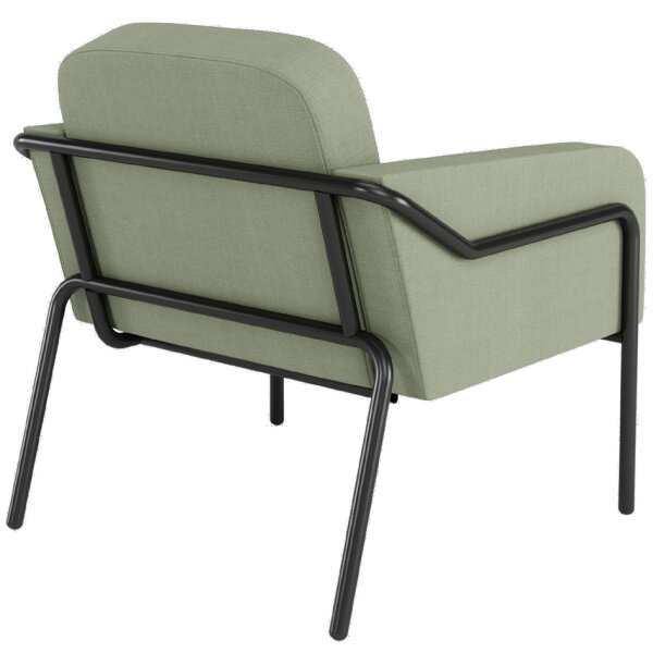 PAPERFLOW Fauteuil visiteur MEDSO RUND L, tissu, vert