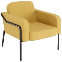 PAPERFLOW Fauteuil visiteur MEDSO RUND L, tissu, vert